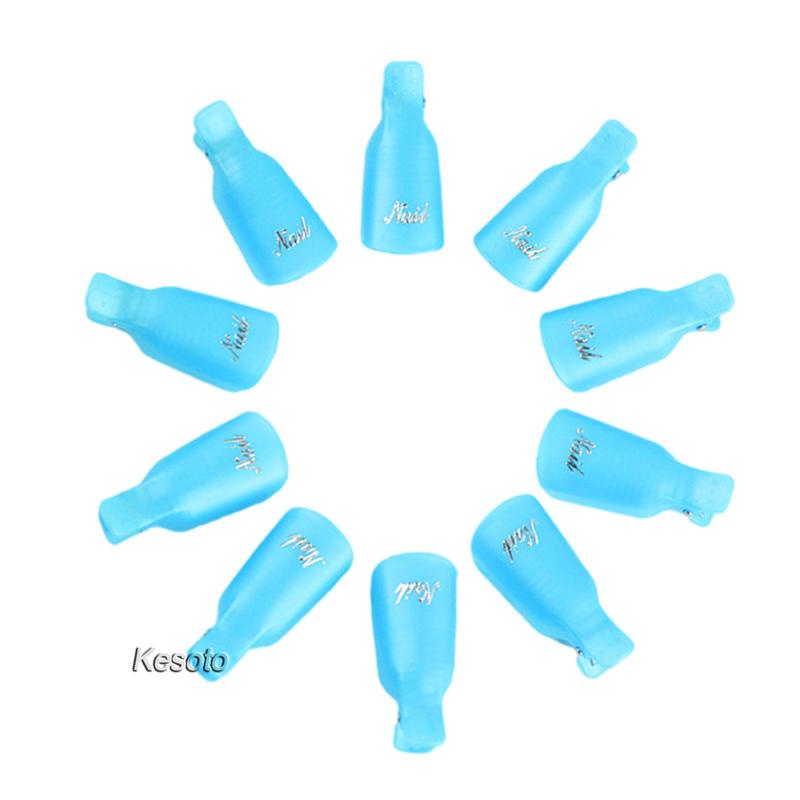 Nails Art Gel Caps Soak Off Clip Wearable Fingers Gel Remover Wraps kesoto.th ThaiPick