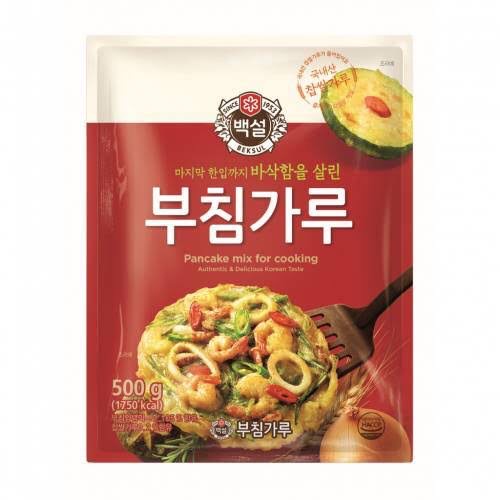 แป้งทำแพนเค้กเกาหลี CJ Korean Pancake Mix for cooking 500g. Shopee