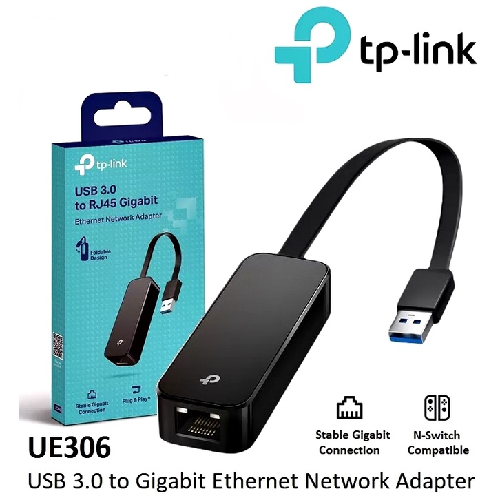 TPLINK (UE306) USB 3.0 to Gigabit Network Adapter 10/100