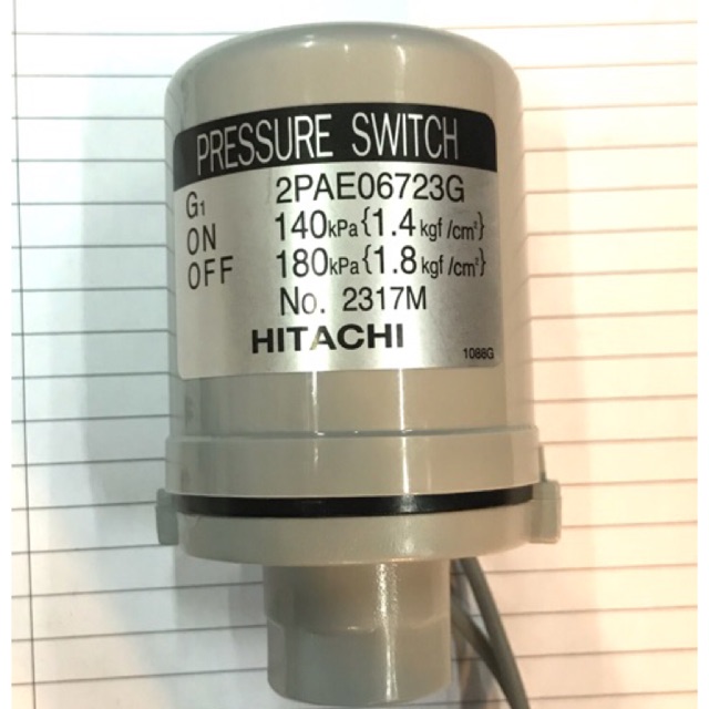 Pressure switch ปั้มน้ำยี่ห้อ hitachi แท้! Shopee Thailand