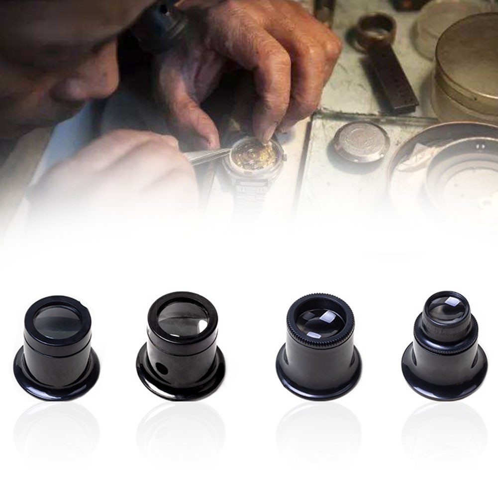 4Pcs Eye Repair Lens Kits Monocular Loupe Watch Magnifier Set Optical Glass New zbd.th ThaiPick