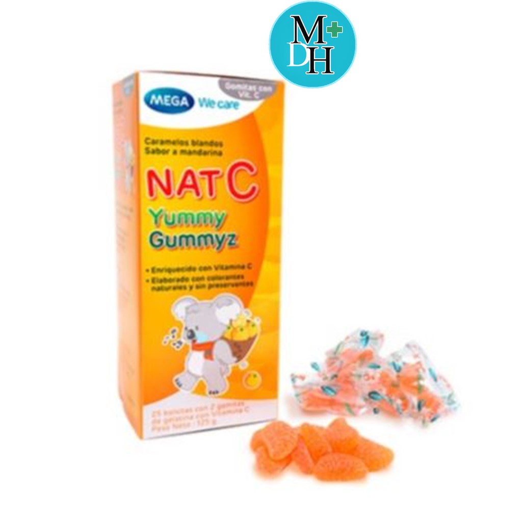 Mega we care Nat C Yummy gummyz 1 กล่อง 04680 Shopee Thailand