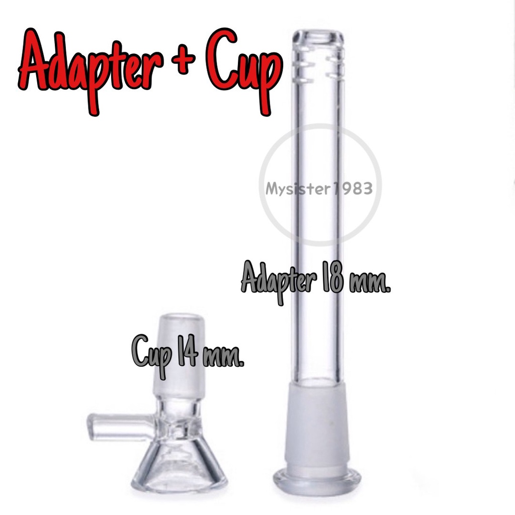 Adapter /Glass tube adapter/Cup14mm.ส่งจากไทย(เลือกสินค้าที่ตัวเลือก