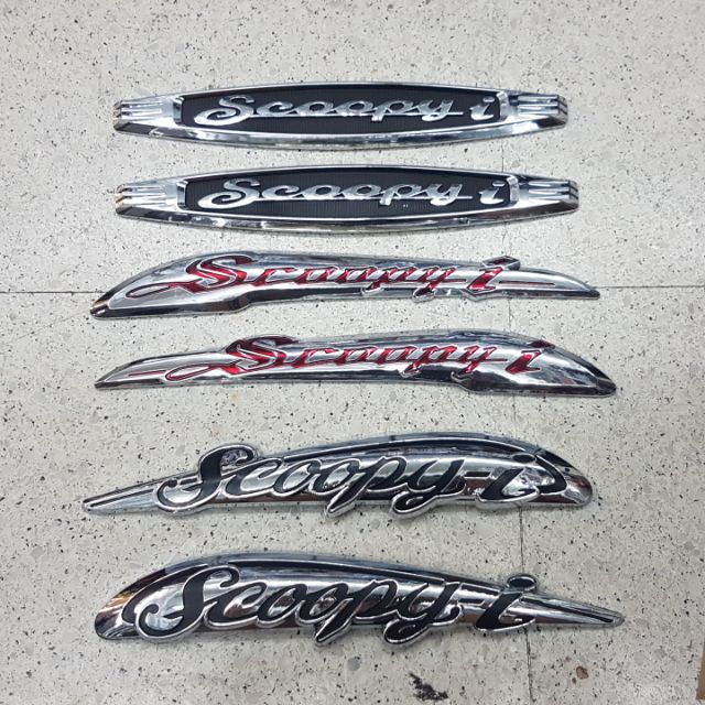 SCOOPY I LOGO 3D โลโก้เดิม ( ขายเป็นคู่ ) Shopee Thailand