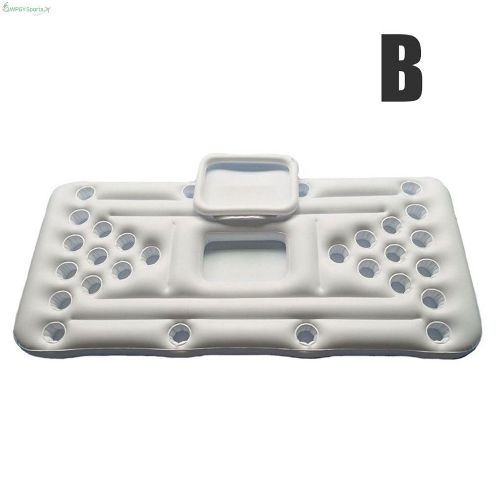 WPGYtiktok 2428 Cup Holder Inflatable Beer Pong Table Pool Float