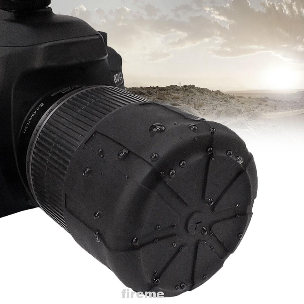 Lens Cover Protector Universal SLR Camera AntiDust Silicone Waterproof