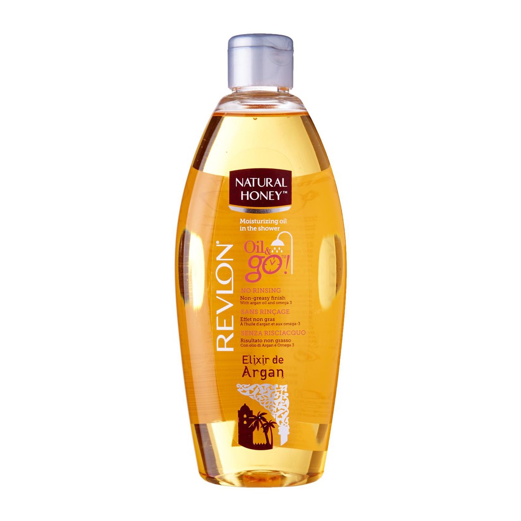 Revlon Natural Honey Body Oil Argan 300ml. Shopee Thailand
