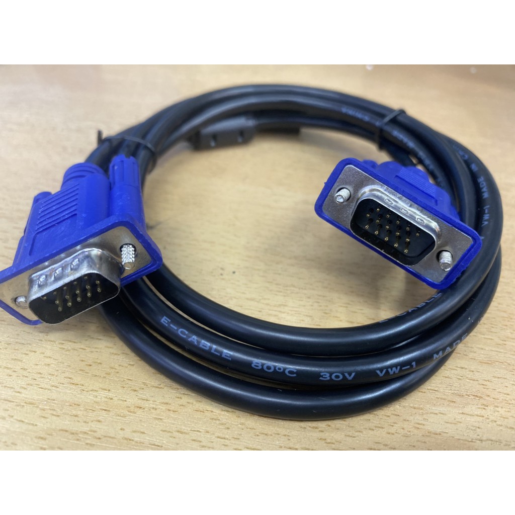 สาย VGA ต่อคอมพิวเตอร์ Cable VGA M/M (1.7M) Shopee Thailand