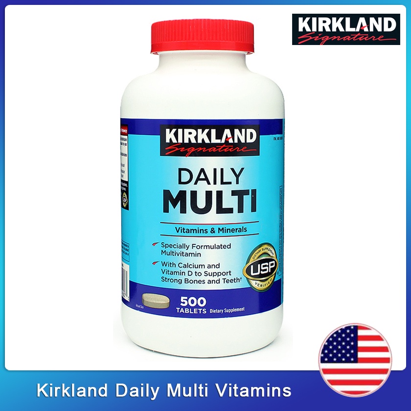 Kirkland Daily Multi Vitamins Mineral 500 Tablets เคิร์กแลนด์ วิตามิน