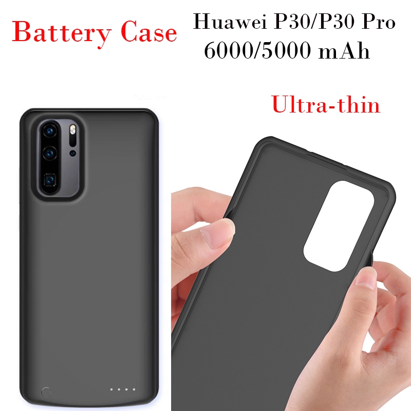 แบตสำรอง Backup Battery Power Bank Case For Huawei P30 6000mAh รองรับ