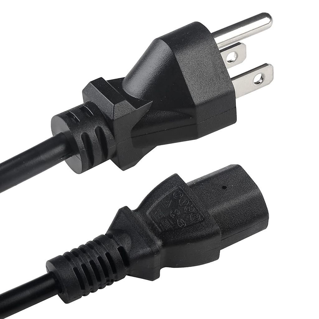 สาย AC Power ยาว 2.5 เมตร Ac 3 Pin Plug Us 3 Pin Power Cord Extension