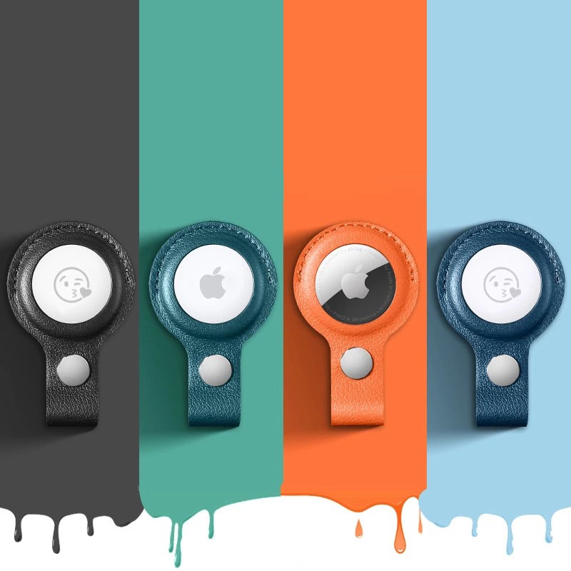 Apple Airtags Genuine leather Protective Sleeve For Apple Locator