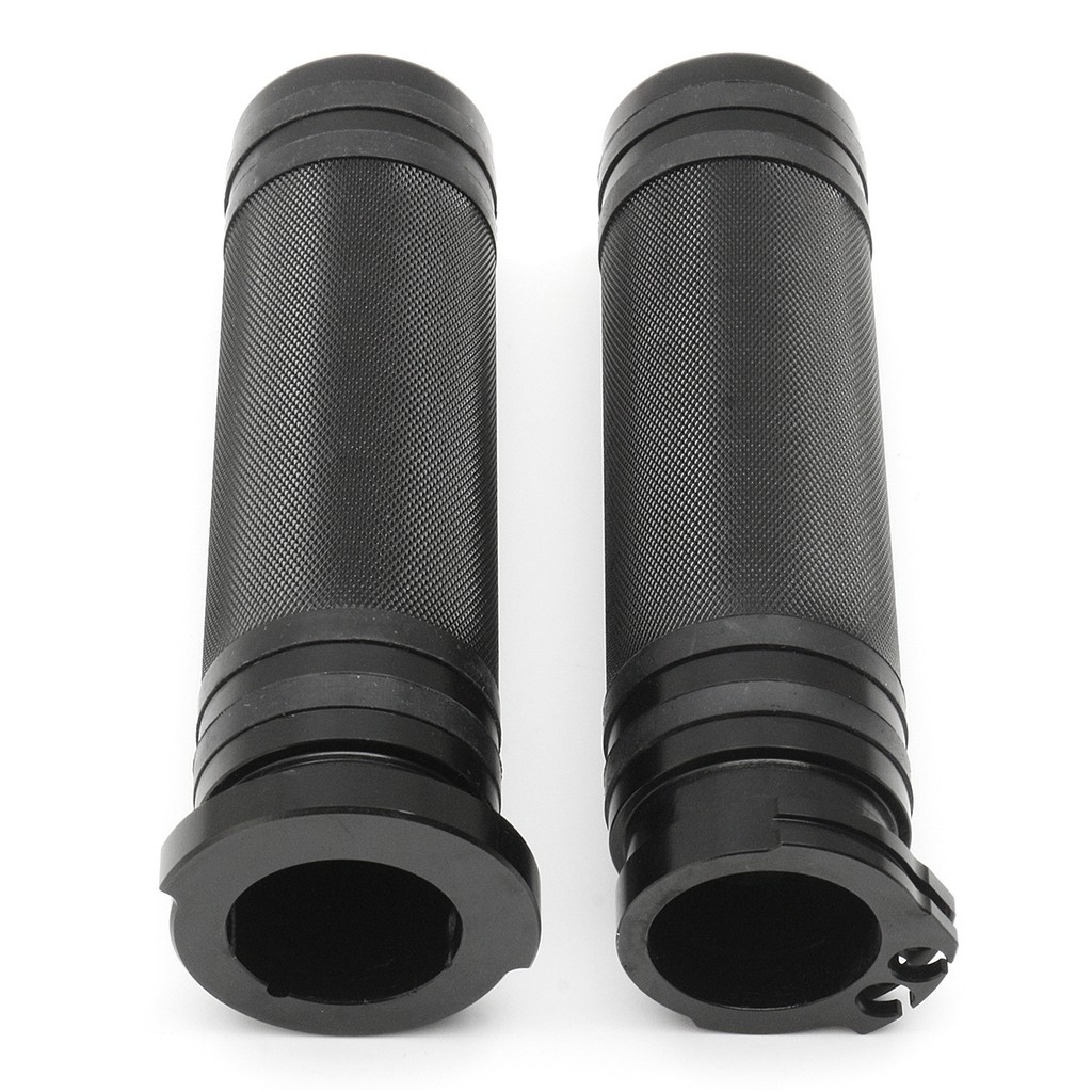 BlackA Motorcycle Handlebar Grips 1 25mm Nonslip Hand Grip For