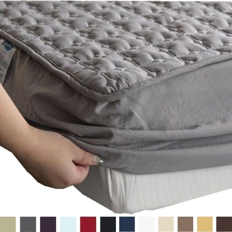 Cotton Thicken Bedsure Hypoallergenic Antibacterial Mattress Pad, Non