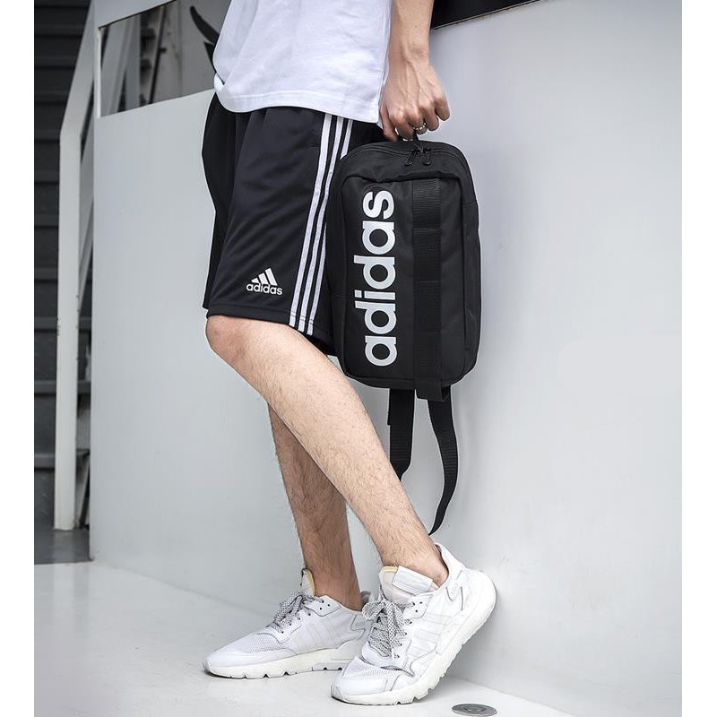 SOLD OUT ไซส์ใหญ่ กระเป๋าคาดเอว คาดอก adidas Linear Core Crossbody Bag DT4823 ลิขสิทธิ์แท้ คาด