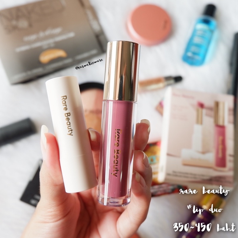 พร้อมส่ง! [แยกขาย] ️ rare beauty mini mauves lip duo Shopee Thailand