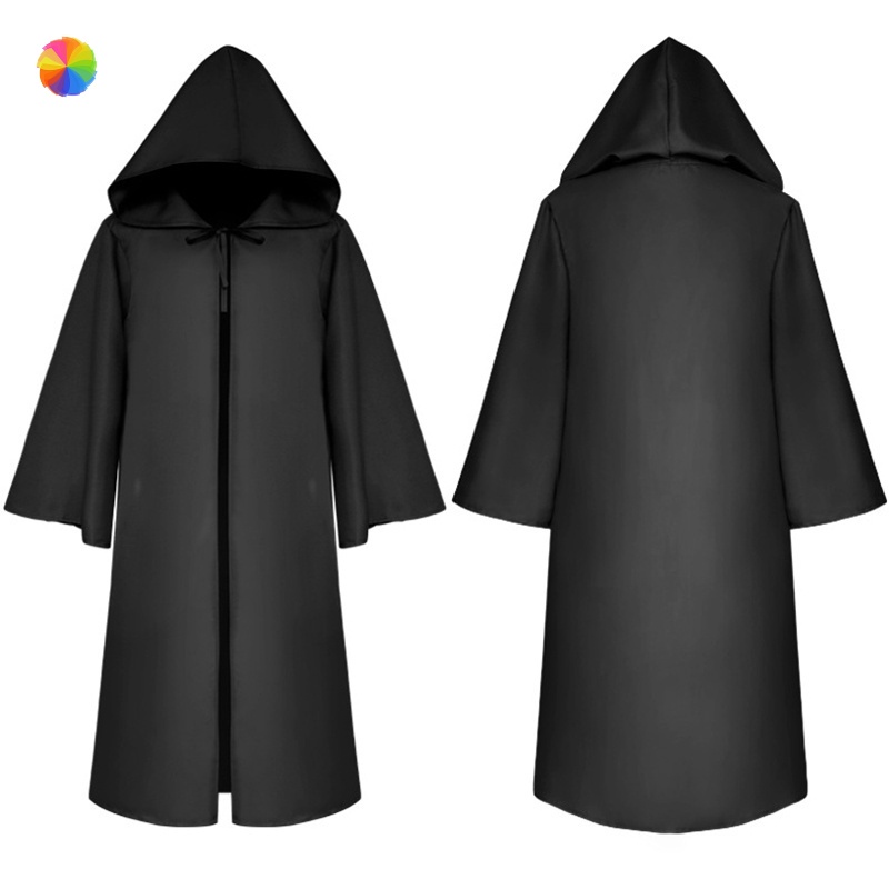 Men's Hooded Robe Cape Knight Fancy Cosplay Costume SAWU TCH s7Nx