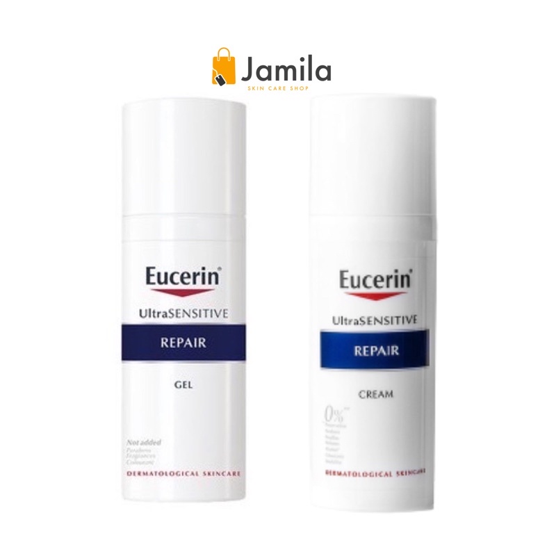 [Exp.2024] Eucerin UltraSensetive Repair Gel 50ml / Repair Cream