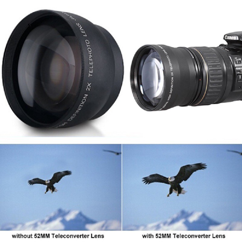 Please use CODCewaal Professional 52mm 2x Magnification Telephoto Lens