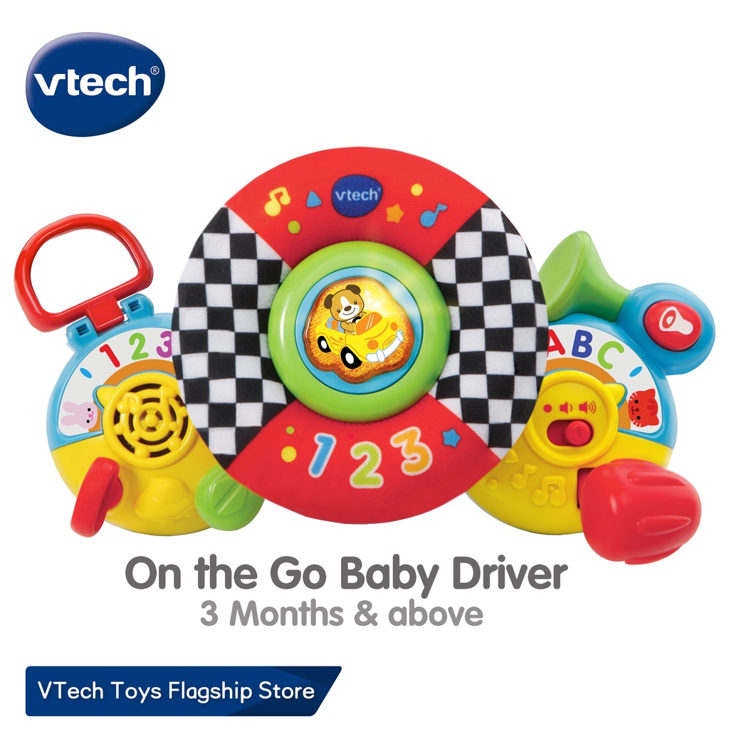 VTech Baby Stroller Toys On the Go Baby Driver TOys Crib Toys on Baby