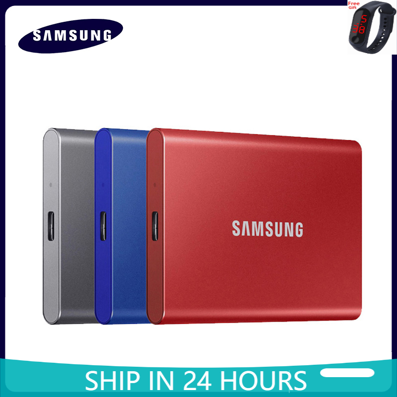 Samsung SSD 2TB 1TB 500GB 250G USB 3.0 TypeC Hard Drive HD T5 Portable