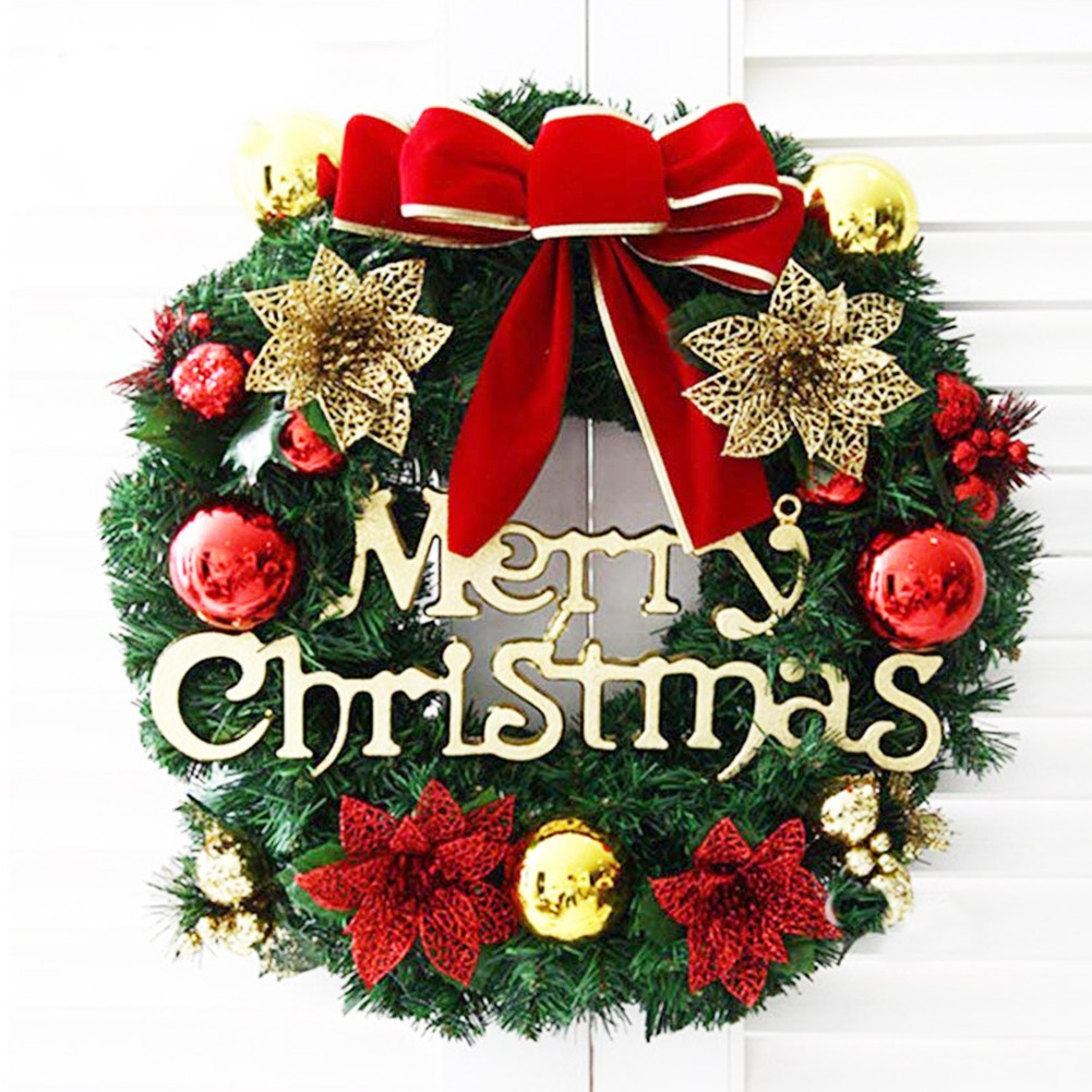 Gold Christmas Wreath Door Hanger 1x Gold Coloured Metal Door Christmas Wreath Hanger Home & Kitchen