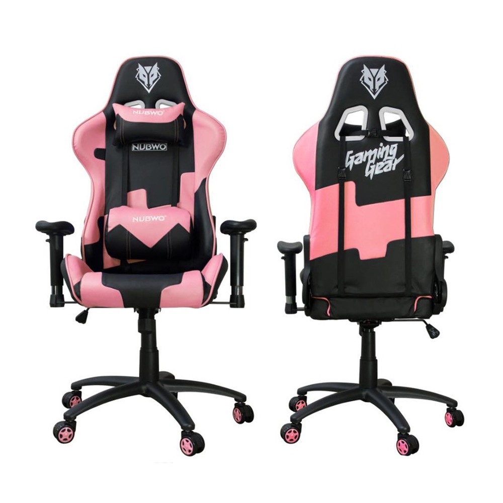 NUBWO CH011 เก้าอี้เกมมิ่ง Gaming Chair (Black/Pink) Shopee Thailand