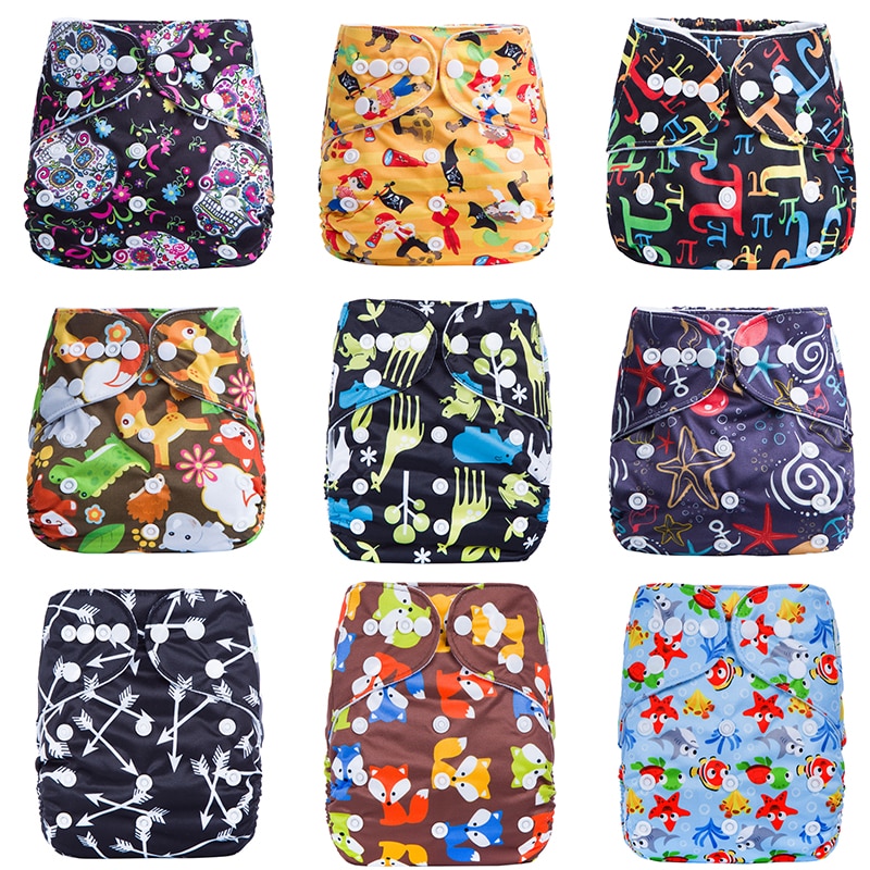 Ecofriendly Diaper Cover Wrap Washable Diapers Couches Lavables Baby