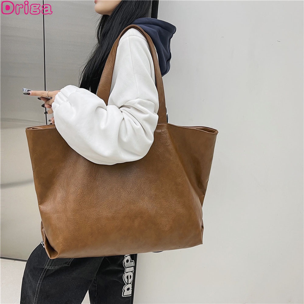 Large Capacity Women Shoulder Bags 2022 New Fashion Tote Handbags Simple Large Capacity Elegant