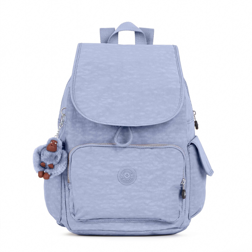 KIPLING RAVIER MEDIUM BACKPACK กระเป๋าเป้ KIPLING ผ้าสีม่วงอ่อน Belgian