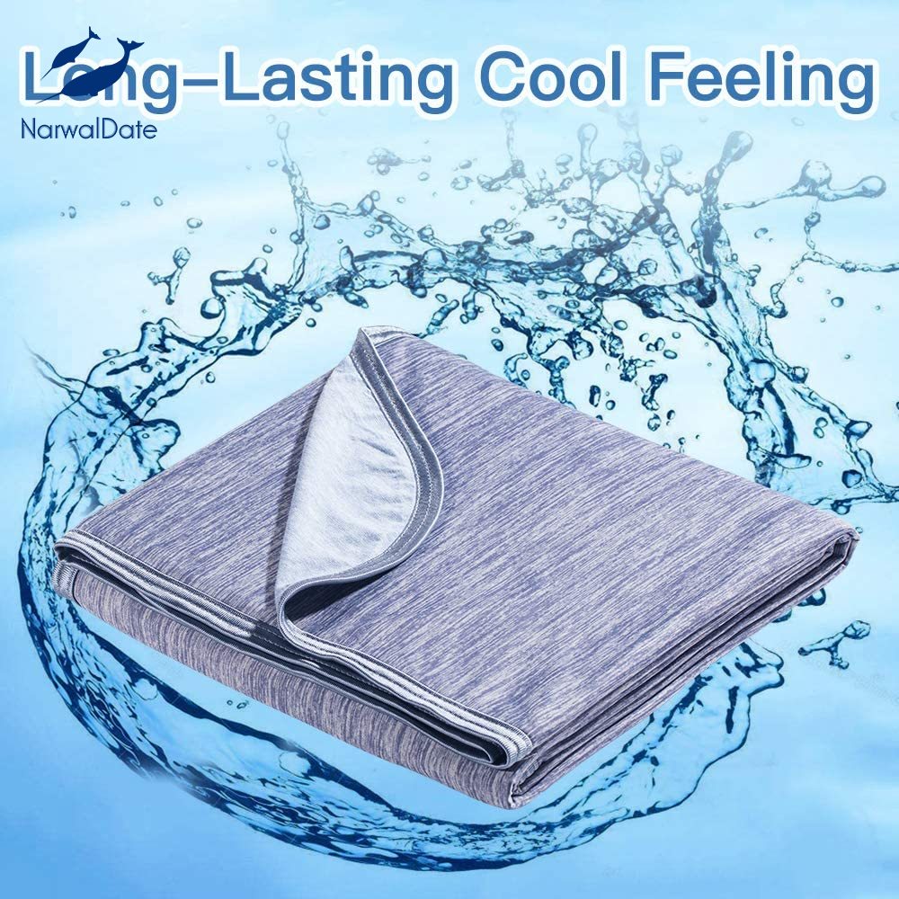 Cooling Weighted Blanket CooltoTouch Tech Mica Nylon Cooling Fiber