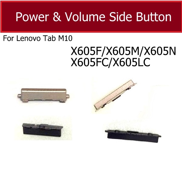 Volume Power Button Switch For Lenovo Smart Tab M10 X605FC X605LC X605F/M/N Tablet Up Down