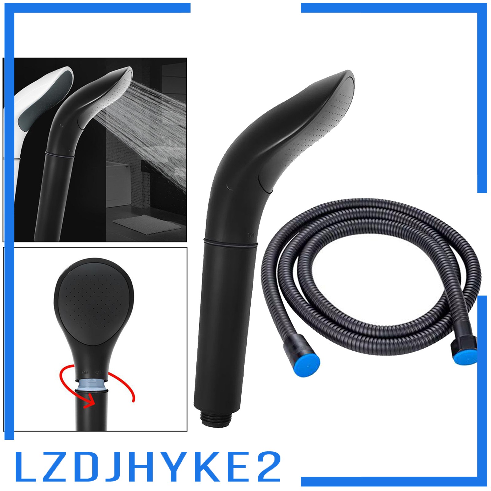 BolehDeals Rainfall Handheld Shower with Filter, Hight Pressure