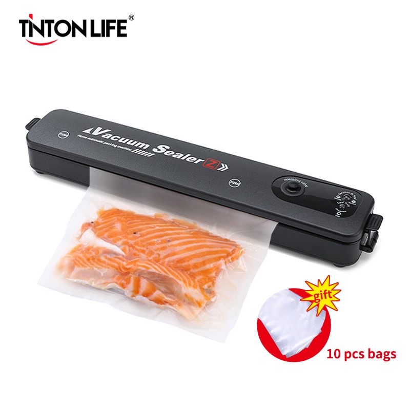 ถุงซีลTINTON LIFE 220V/110V Vacuum Sealer ackaging Machine with Free