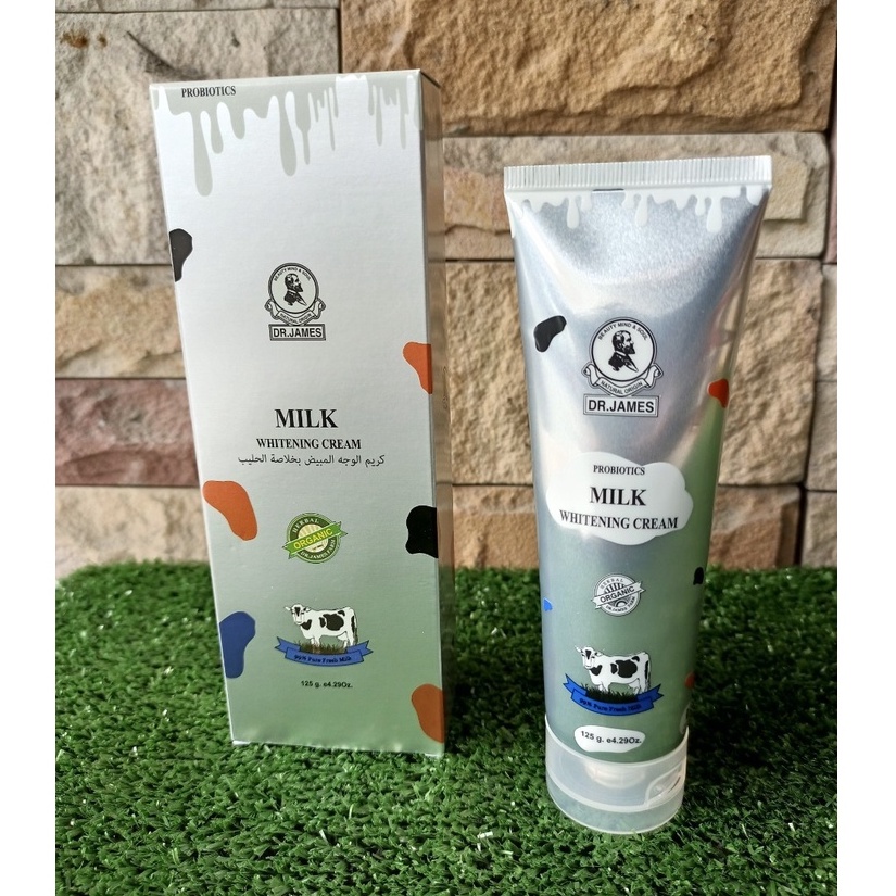 B56 DR.JAMES MILK WHITENING CREAM ดร.เจมส์ มิลล์ไวท์ เทนนิ่ง ครีม ครีม