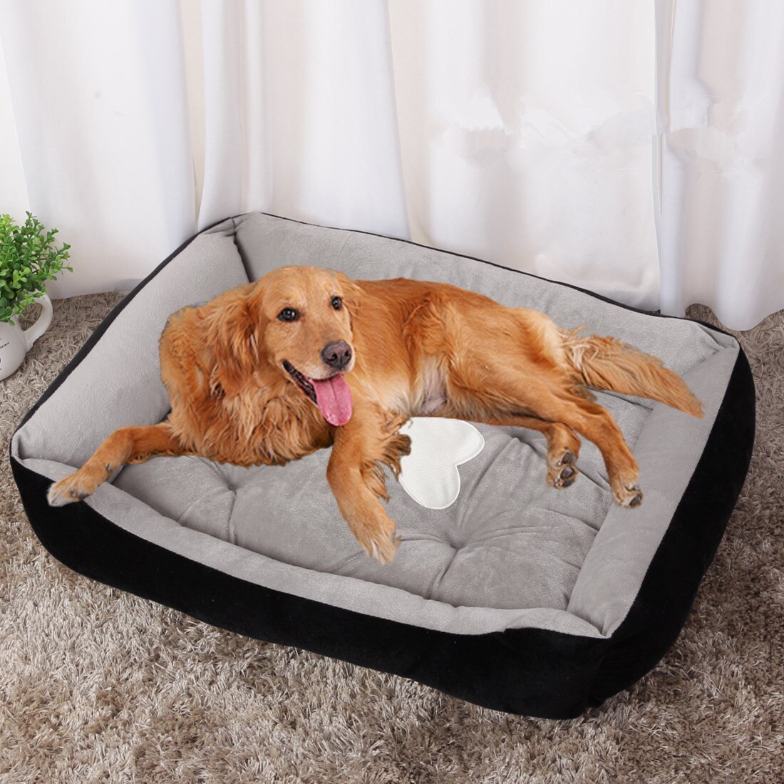 Bone Pet Bed Warm Pet Bed Linen For Small Medium Large Dog Soft Pet Bed