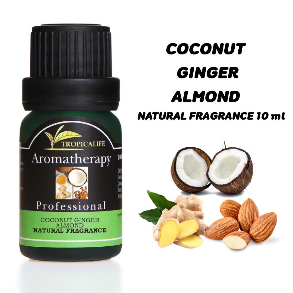 COCONUT GINGER ALMOND NATURAL FRAGRANCE ปริมาณ10 ml tropicalife_thailand ThaiPick