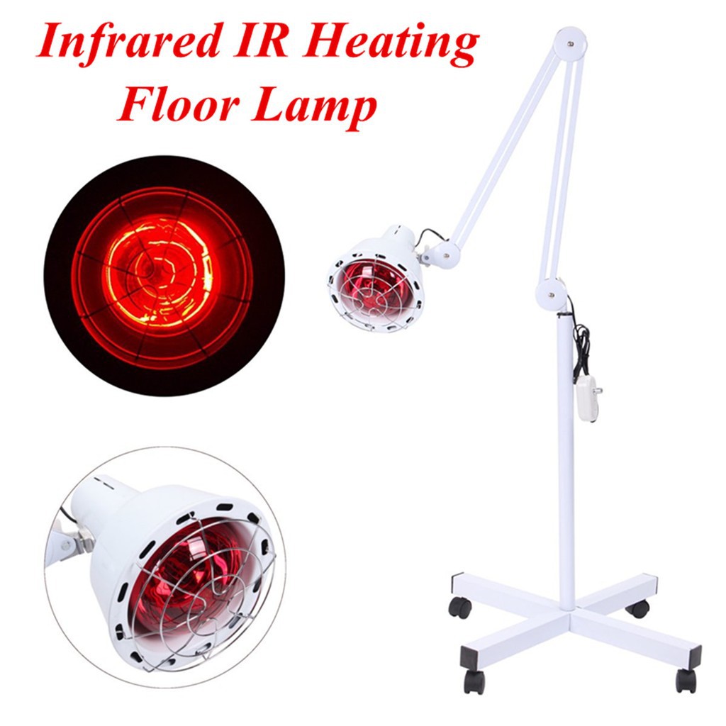 BEST 275W 360° Floor Stand TDP Infrared Therapy Heat Lamp Pain Relief