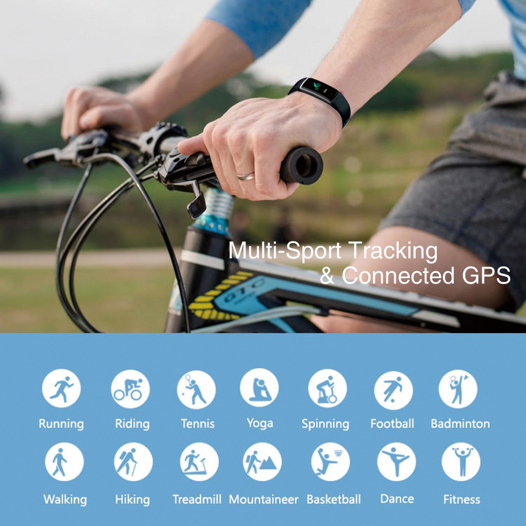 JUMPER Fitness Tracker Sports Trackers Health Exercise Watch w/ Heart