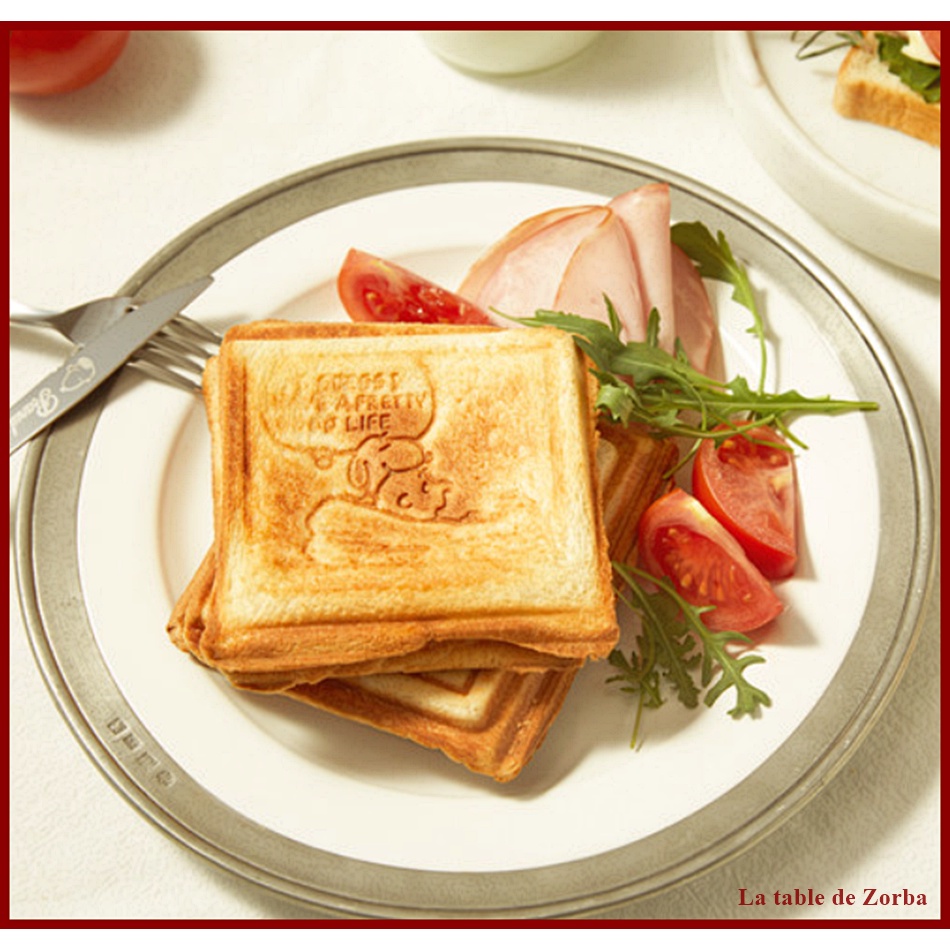 Starting[Korea] Snoopy Sandwich Waffle Toast maker KMU6 6ir3bc5wo8