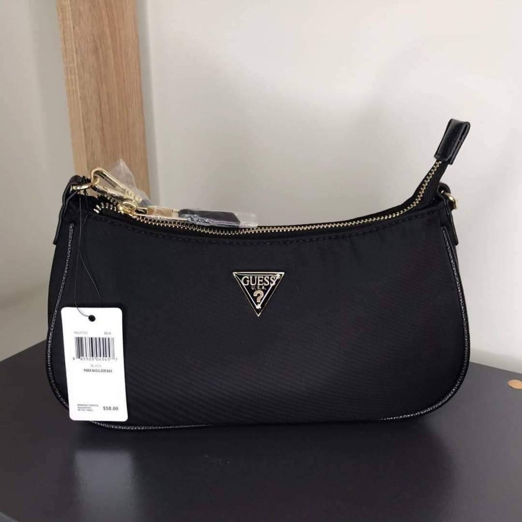 พร้อมส่ง ของแท้100 ‼️ GUESS PARIS SHOULDER BAG กระเป๋าเกสแท้ ‼️พบปลอม