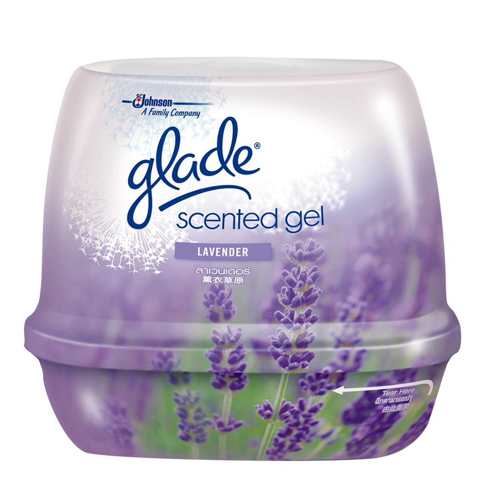 Glade Scented Gel Lavender 180g.×Pack3 เกลด เซ็นท์เต็ด เจลปรับอากาศ