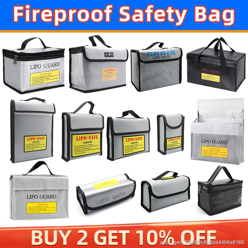 Fireproof Safety Bag Lipo Battery Portable Lipo Guard Explosion Proof Fire Resistant Charging