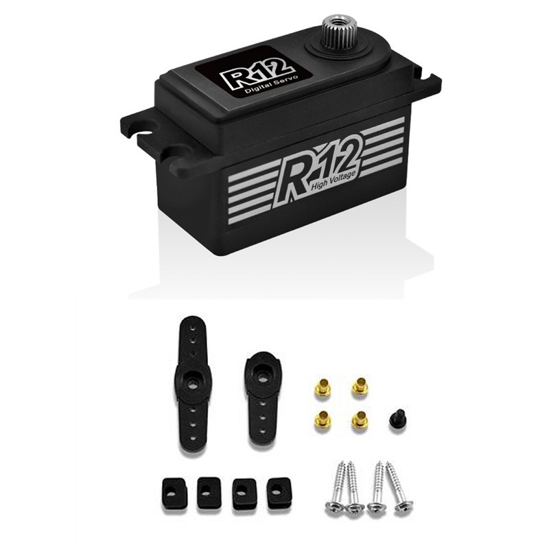 Power HD R12 12 KG High Torque Brushless Metal Gear Servo 6.08.4V for