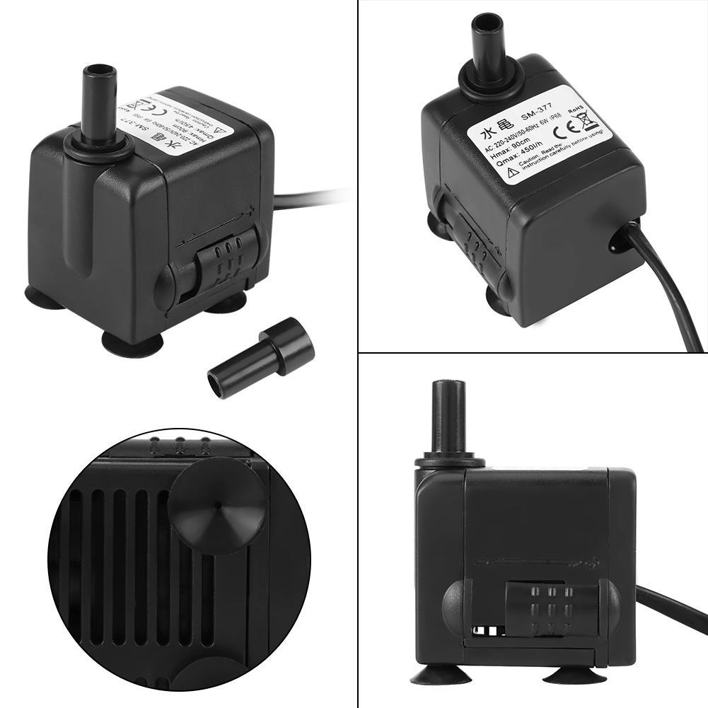 【new】450L/H 6W UltraQuiet Submersible Water Pump for Aquarium g1cC
