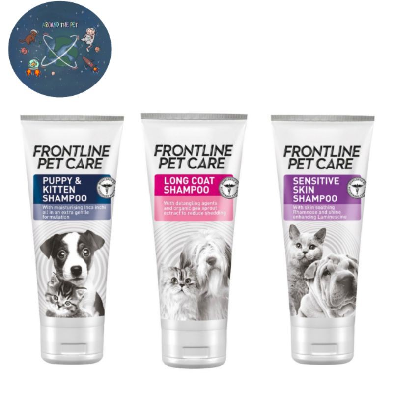 FRONTLINE PET CARE SHAMPOO 200ml เพื่อสุนัขและแมว มี 3 สูตร (Exp 11/07