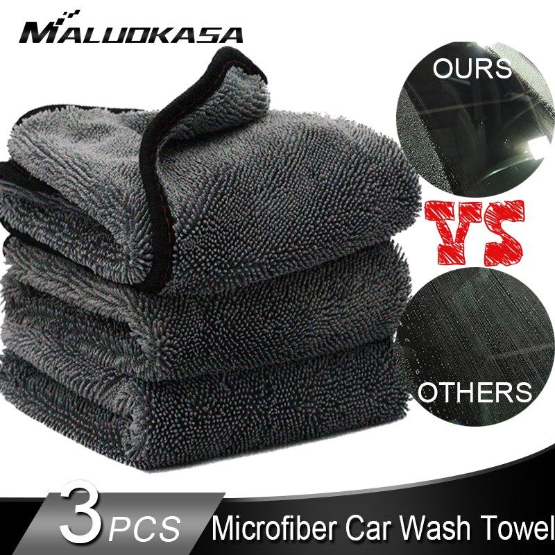 Car Wash 1200GSM Car Detailing Microfiber Towel Car Cleaning Drying