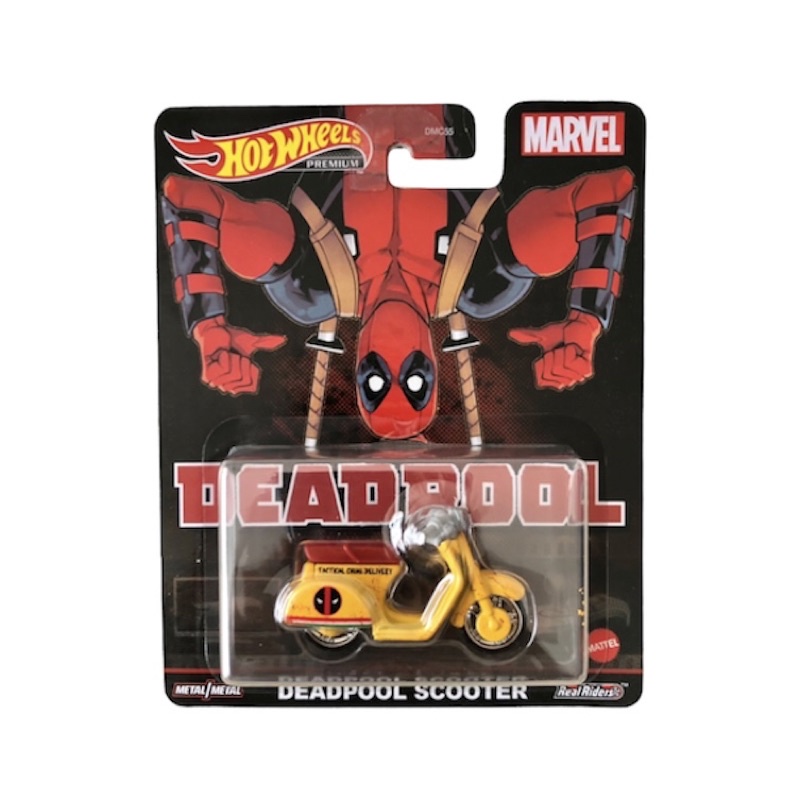 Hot Wheels Premium Marvel Deadpool Scooter Shopee Thailand
