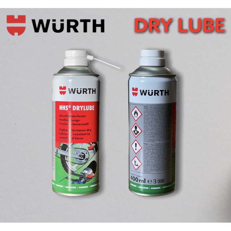 WURTH สเปรย์ฉีดโซ่ บิ๊กไบค์ สเปรย์จาระบีหล่อลื่นโซ่ HHS® DRYLUBE WURTH