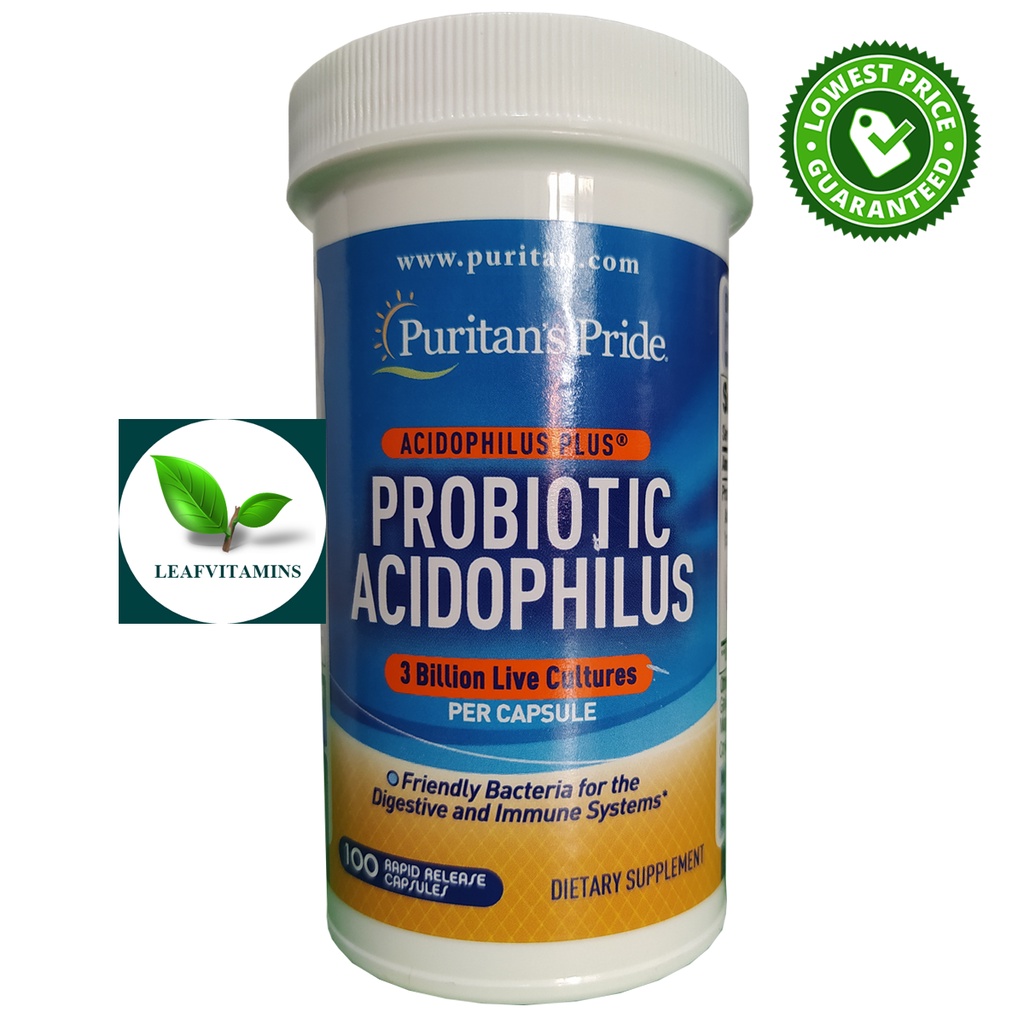 Puritan's Pride Probiotic Acidophilus with Pectin 3 billion / 100